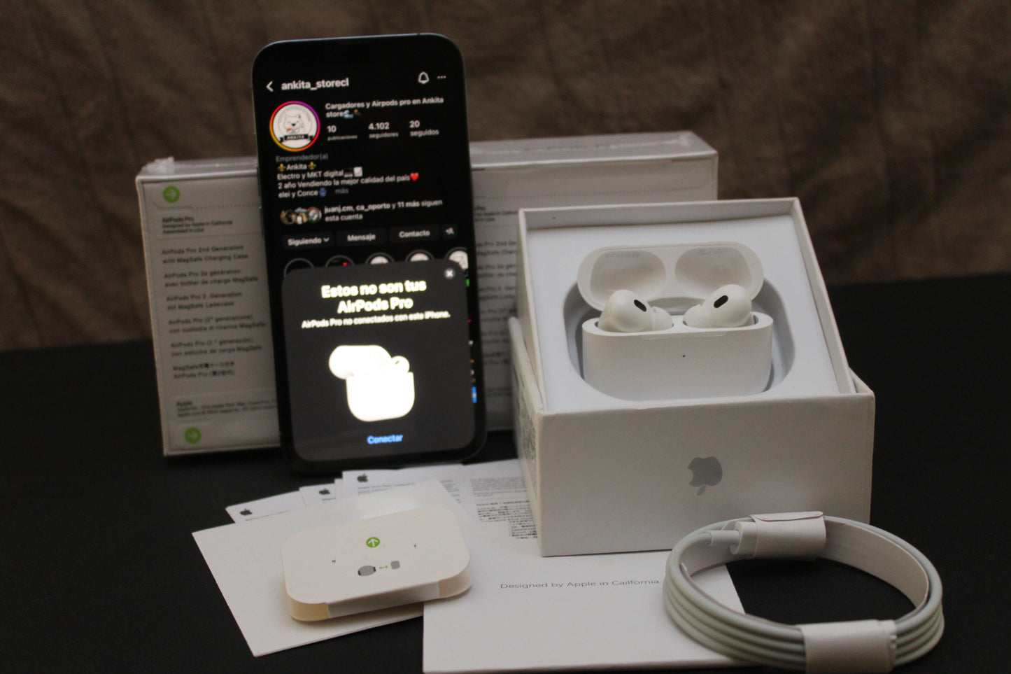 AirPods Pro 2da Generación OEM entrada Tipo C