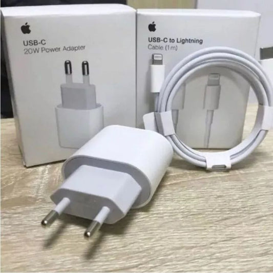 Cargador de iphone COMPLETO Carga rapida usb-c a lighting